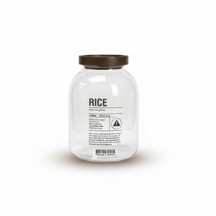 Oval Pantry Jar-2000ML