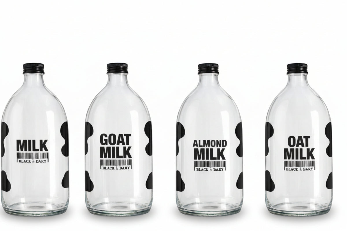 Milk Bottle Set Of 4- 1000ml